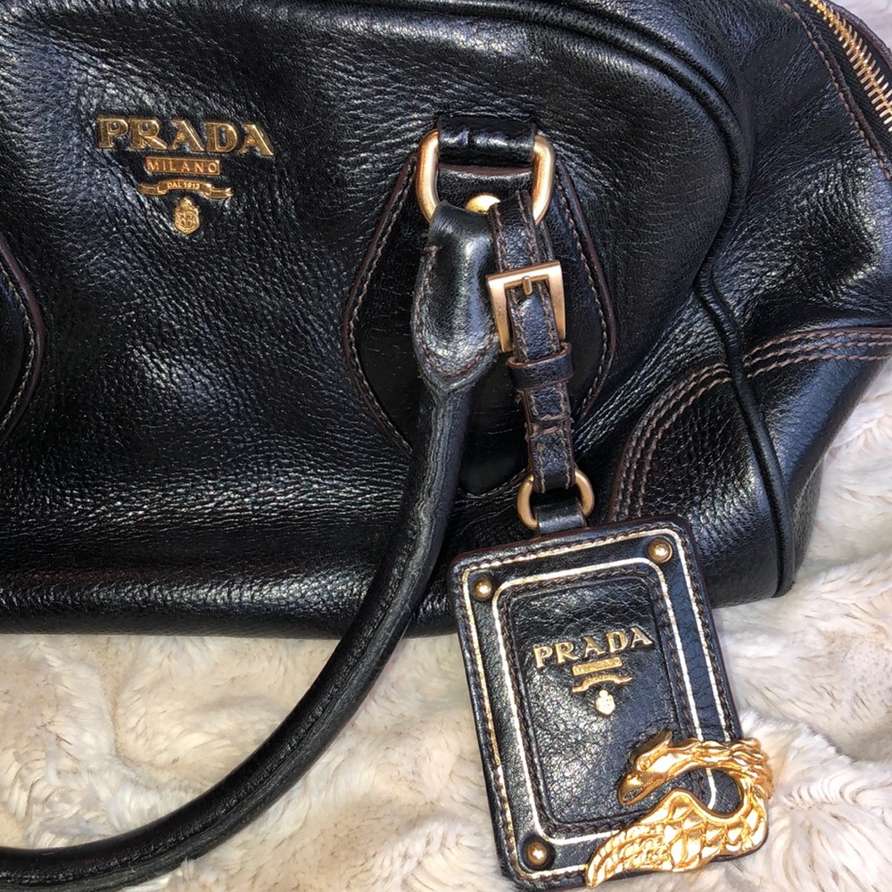 Vintage Prada Leather Purse - Picture 13 of 16